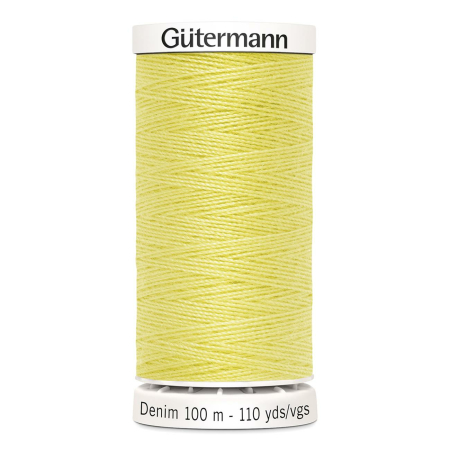 Gütermann fil à coudre jeans Denim Nr. 1380 - 100m, polyester