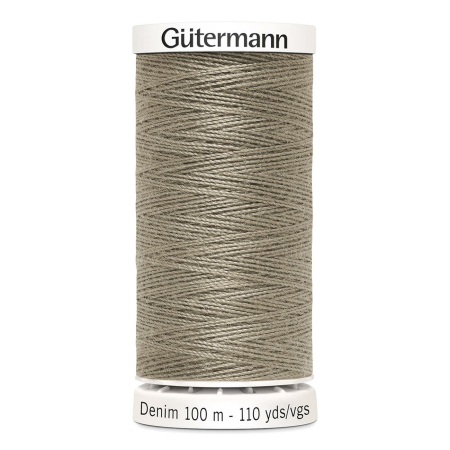 Gütermann fil à coudre jeans Denim Nr. 2430 - 100m, polyester