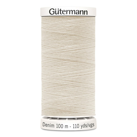Gütermann fil à coudre jeans Denim Nr. 3130 - 100m, polyester
