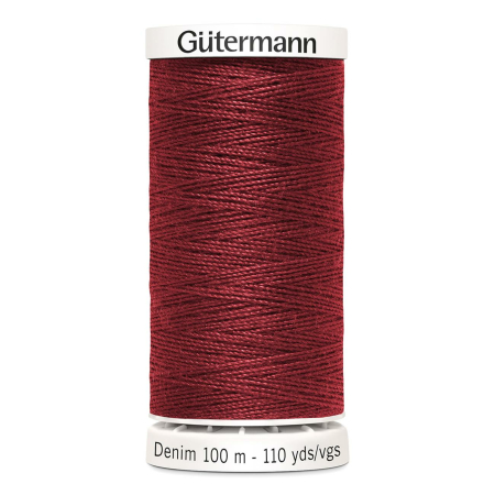 Gütermann fil à coudre jeans Denim Nr. 4466 - 100m, polyester