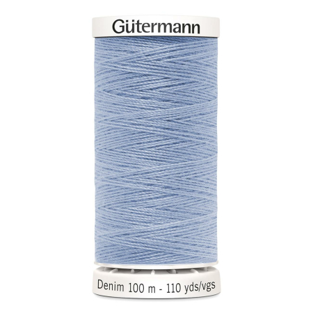 Gütermann fil à coudre jeans Denim Nr. 6140 - 100m, polyester