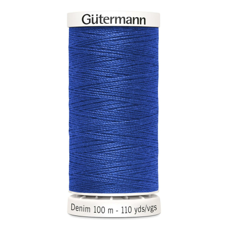 Gütermann fil à coudre jeans Denim Nr. 6690 - 100m, polyester