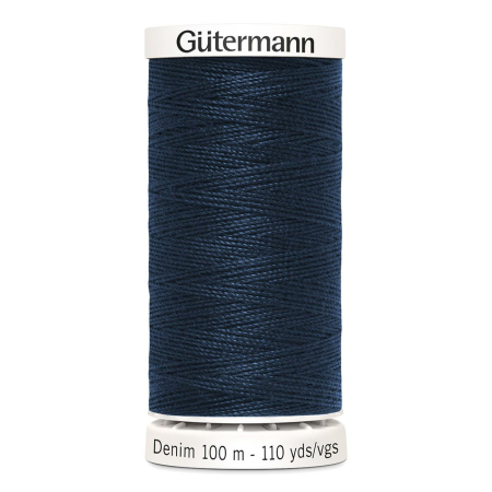 Gütermann fil à coudre jeans Denim Nr. 6855 - 100m, polyester