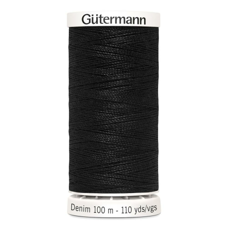 Gütermann fil à coudre jeans Denim Nr. 1000 - 100m, polyester
