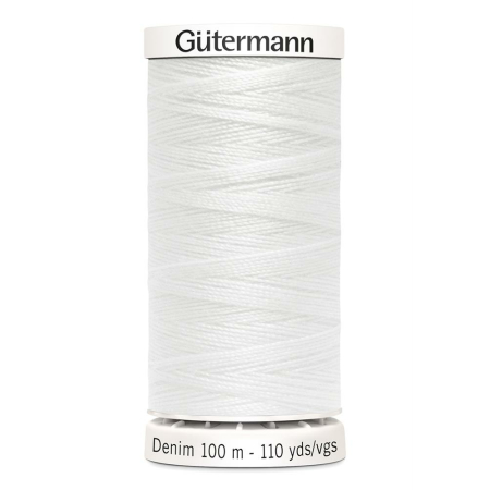 Gütermann fil à coudre jeans Denim Nr. 1016 - 100m, polyester