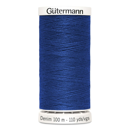Gütermann fil à coudre jeans Denim Nr. 6756 - 100m, polyester