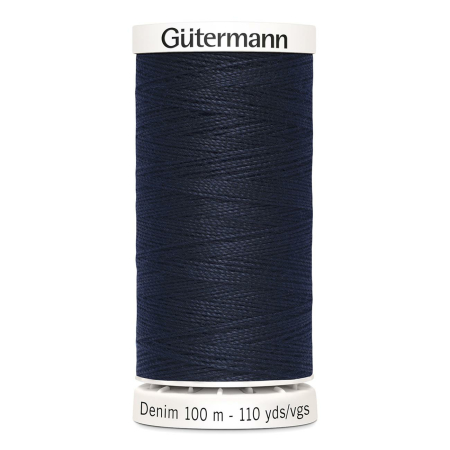 Gütermann fil à coudre jeans Denim Nr. 6950 - 100m, polyester