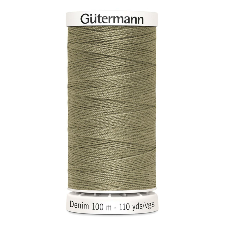 Gütermann fil à coudre jeans Denim Nr. 2725 - 100m, polyester