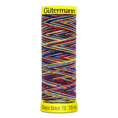 Gütermann fil à coudre point déco 70 multicolore Nr. 9831 - 70m, polyester