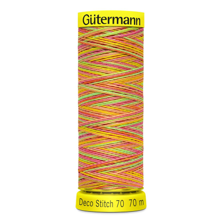 Gütermann fil à coudre point déco 70 multicolore Nr. 9873 - 70m, polyester