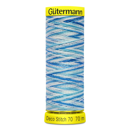 Gütermann fil à coudre point déco 70 multicolore Nr. 9954 - 70m, polyester