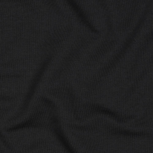 Tissu French Terry été bio Amelie Uni noir