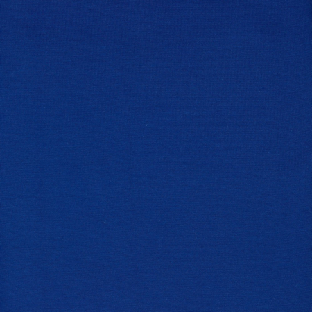 Tissu en bords-côtes bio Amelie Uni bleu royal