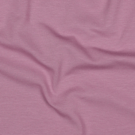 Tissu en jersey de coton biologique Amelie Uni mauve