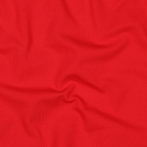 Tissu French Terry été bio Amelie Uni rouge