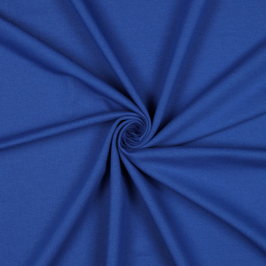 Tissu French Terry été bio Amelie Uni bleu...