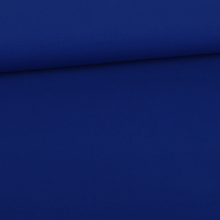 Glitzerpüppi Uni Baumwoll Jersey - Royalblau