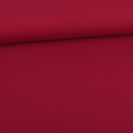 Glitzerpüppi Jersey coton uni - framboise