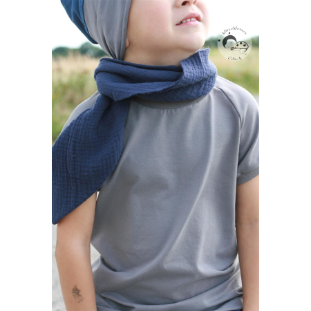 Glitzerpppi Jersey coton uni - gris clair