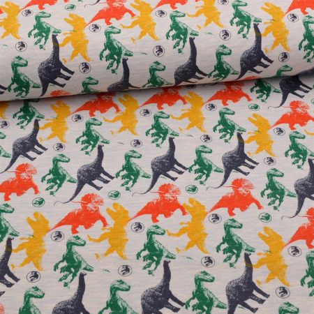 Jersey - Jurassic World Dinosaure multicolore - gris clair chiné