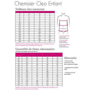 Fadenkäfer patron de couture papier Chemisier Cleo enfant