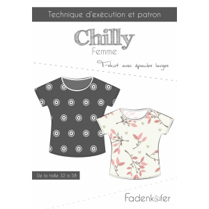 Fadenkäfer patron de couture papier Chilly t-shirt...