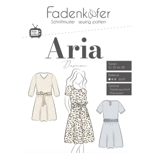 Fadenkäfer patron de couture papier robe Aria femme