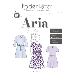 Fadenkäfer patron de couture papier robe Aria enfant