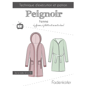 Fadenkäfer patron de couture papier peignoir pour femme